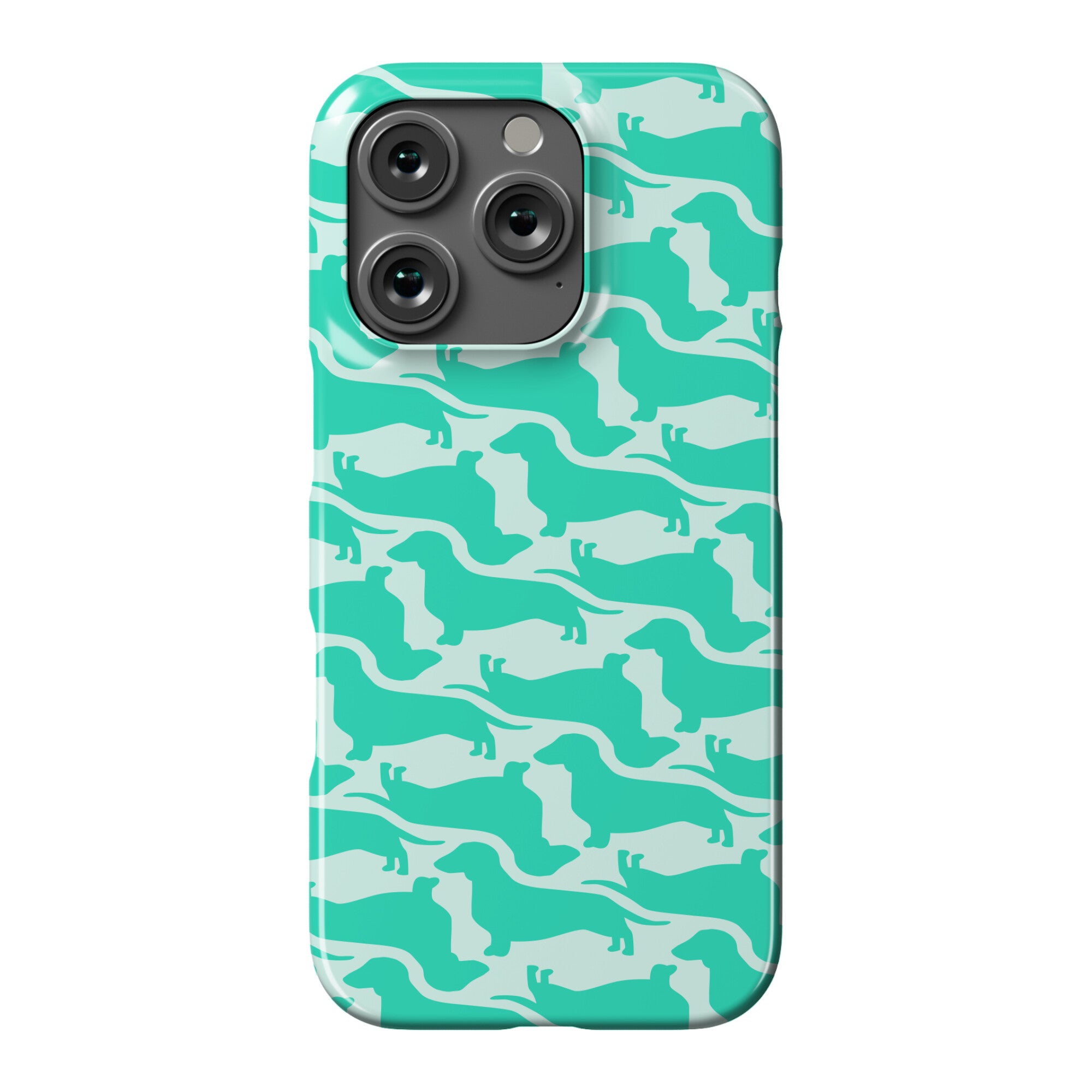 Wiener Dog Pattern Phone Case